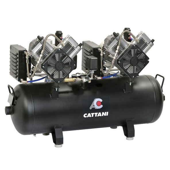 Cattani AC 400, 2 Cilinder Twinhead Compressor