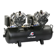 Cattani AC 400, 2 Cilinder Twinhead Compressor